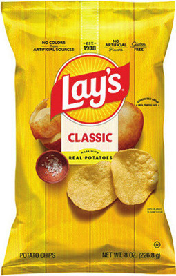 Lay's Classic or Kettle Chips, Doritos, Cheetos, Baked
