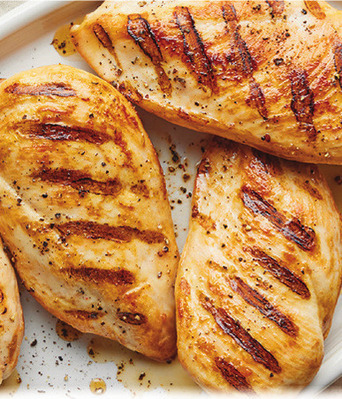 Seasoned Skinless Chicken Breasts