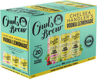 High Noon Hard Vodka or Owl's Brew Vodka Lemonade Variety Pack
