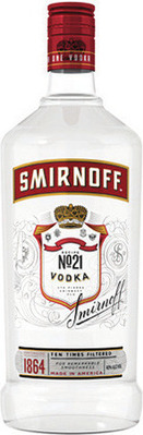 Smirnoff Vodka or Bacardi Premium Rum