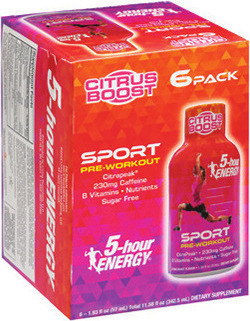 5-hour Energy Preworkout Shots