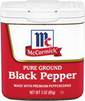 McCormick Ground Black Pepper