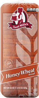 Aunt Millie's Deluxe White, 100% Wheat, Potato, Buttermilk, Italian or Honey Wheat Bread 22 oz.