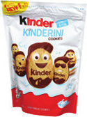 Kinder Kinderini Shortbread, Famous Amos Chocolate Chip or Mother's Cookies