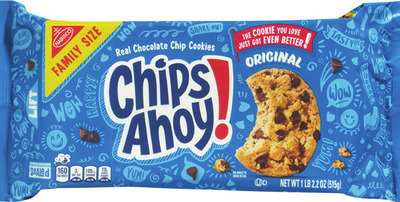 Oreo, Chips Ahoy!, Nutter Butter family size, limited edition 10.68-20 oz, Nilla Wafers, Lorna Doone or Honey Maid 10-14.4 oz.