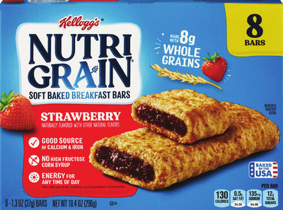 Kellogg's Nutri-Grain bars 5-8 ct. or Rice Krispies Treats 6 ct.