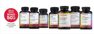 ALL CVS Brand vitamins
