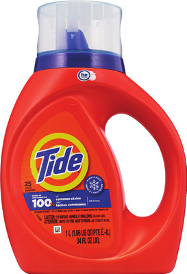 Tide liquid 30-34 oz, Downy Infusions 26 oz, rinse 25.5 oz, beads 7.8 oz, sheets 50, 120 ct., Bounce 120 ct., mega 60 ct., Downy, Gain 44, 46 or 51 oz.