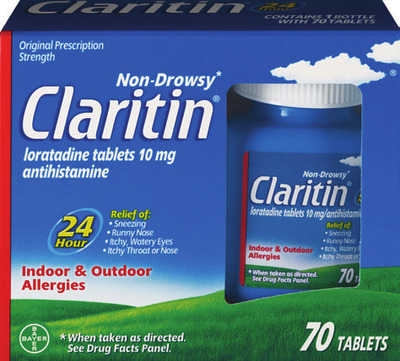 Claritin adult allergy relief 60-70 ct. or children's chewables 60 ct.