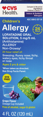 ANY CVS Brand children's allergy or pain relief