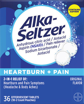 ALL Alka-Seltzer or Phillips' digestive health