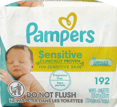Pampers wipes