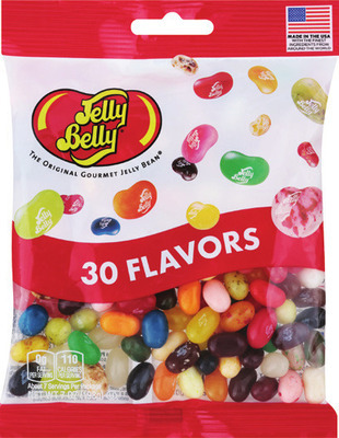Hershey's sugar free 3-3.6 oz, Jolly Rancher 3.1, 10-14 oz, Jelly Belly 7 oz, Shaq-A-Licious 11.8 oz, Sour Patch Kids or Swedish Fish mini 11.03-12 oz.