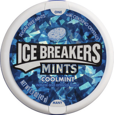 ALL Wrigley's gum bottles, Trident Pocket Pack 28 ct., Breath Savers 3 Hour, Ice Breakers mints 1.27-1.5 oz or Tic Tac Singles 100 ct.