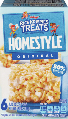 Kellogg's Nutri-Grain bars 5-8 ct. or Rice Krispies Treats 6 ct.