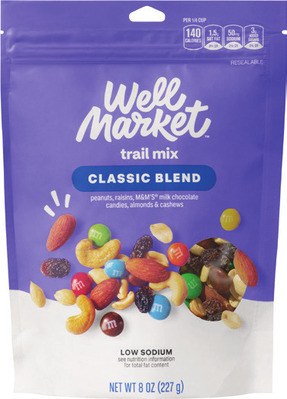 Well Market trail mix 5-10 oz or bites 3-5 oz.