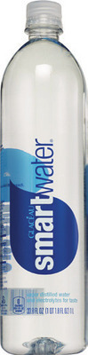 ALL Glacéau Smartwater 20 oz-1.5L, Saratoga, Mountain Valley spring water 16.9-28 oz or natural spring water singles 16.9-33.8 oz.