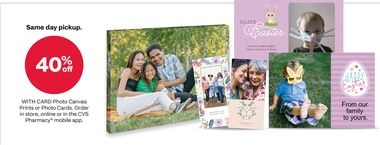 Photo Canvas Prints or Photo Cards