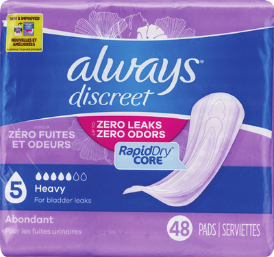 ANY Always Discreet pads or liners