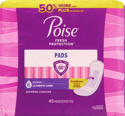 ANY Depend, Poise adult care, Cottonelle flushable wipes