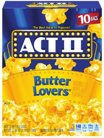 Act II Butter Lovers Popcorn