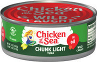Chicken of the Sea Chunk Light Tuna in Water or Oil