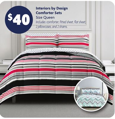 Interiors by Design Comforter Sets