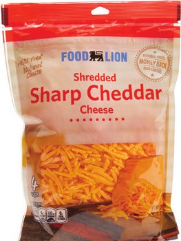 Food Lion Chunk or Shredded Cheese