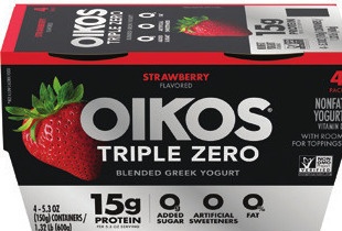 Oikos Triple Zero or Light & Fit Yogurt