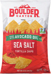 Boulder Canyon Kettle or Tortilla Chips