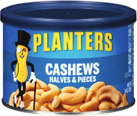 Planters Mixed Nuts or Cashews Halves & Pieces