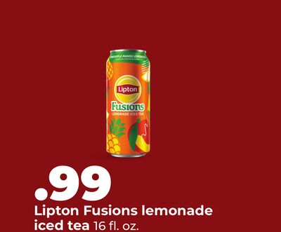 Lipton Fusions lemonade iced tea