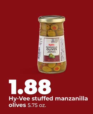 Hy-Vee stuffed manzanilla olives