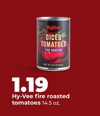 Hy-Vee fire roasted tomatoes