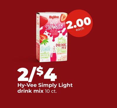 Hy-Vee Simply Light drink mix
