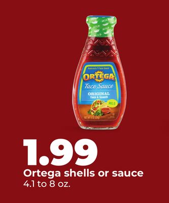 Ortega shells or sauce