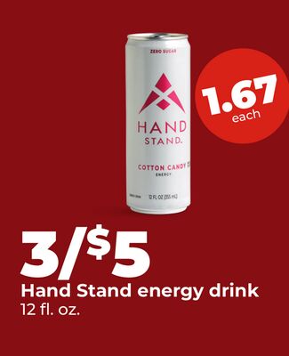 Hand Stand energy drink