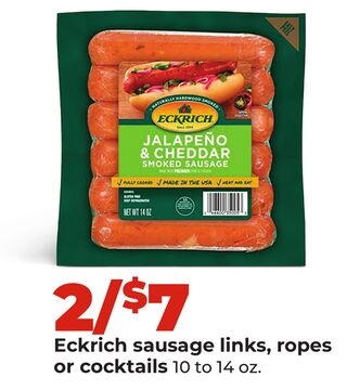 Eckrich sausage links, ropes or cocktails