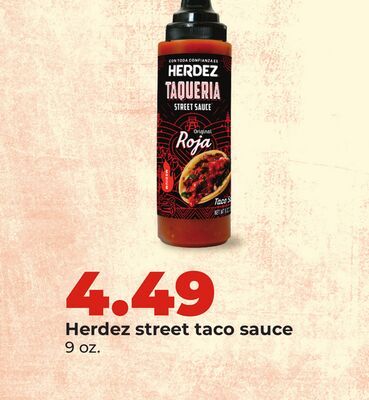 Herdez street taco sauce