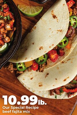 Our Special Recipe beef fajita mix