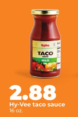 Hy-Vee taco sauce