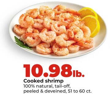 Cooked shrimp