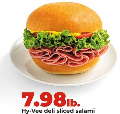 Hy-Vee deli sliced salami
