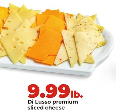 Di Lusso premium sliced cheese