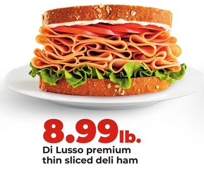 Di Lusso premium thin sliced deli ham