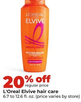L'Oreal Elvive hair care