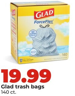 Glad trash bags