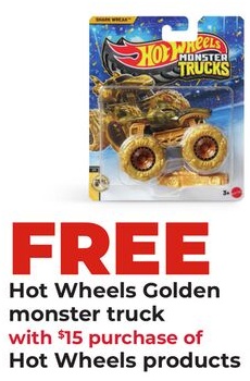 Hot Wheels Golden monster truck