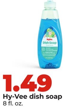 Hy-Vee dish soap