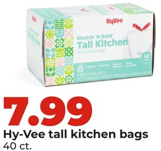 Hy-Vee tall kitchen bags